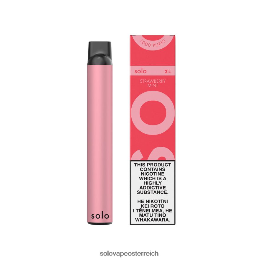 Solo Vape Amazon - Solo Einweg-Vapor Erdbeerminze X6646R4