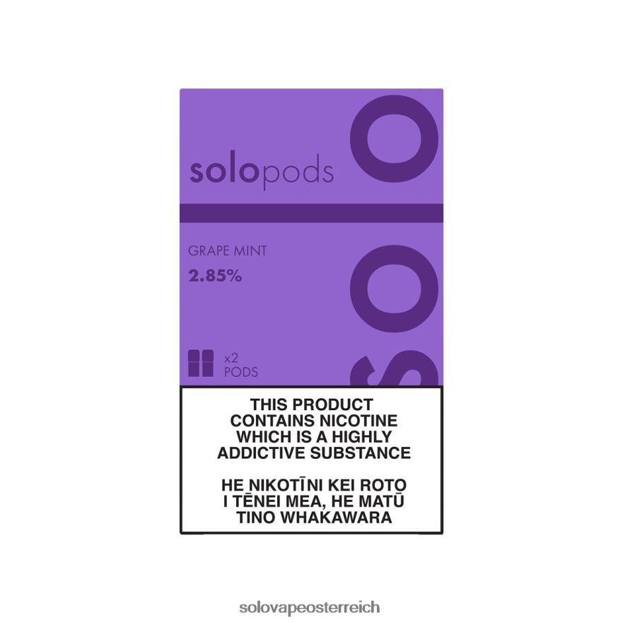 Solo Vape Amazon - Solo Ersatz-Pod 2er-Pack Traubenminze X6646R54