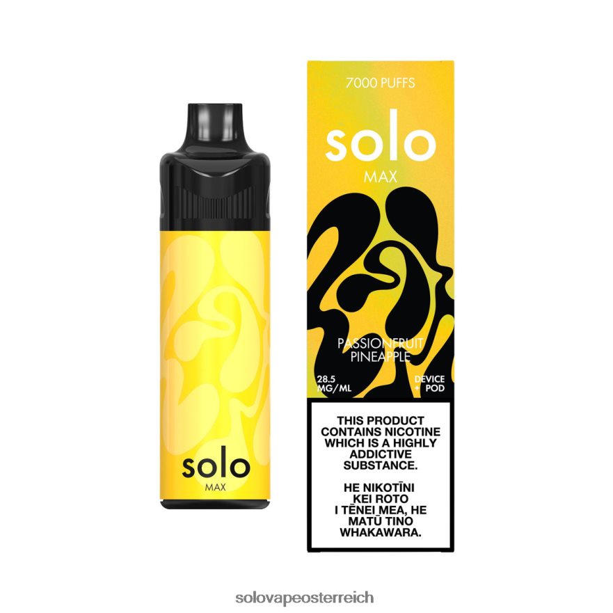 Solo Vape Amazon - Solo MAX Pod-Kit Passionsfrucht-Ananas X6646R69
