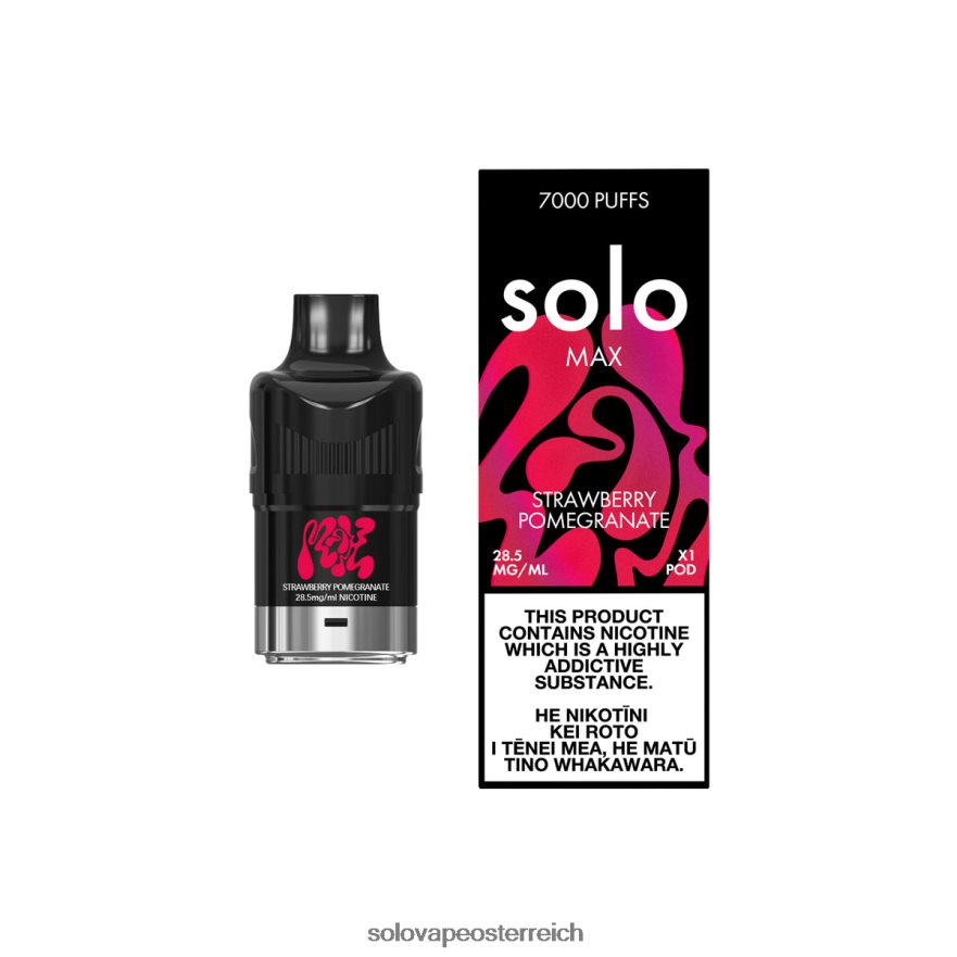 Solo Vape Amazon - Solo MAX Schote Erdbeer-Granatapfel X6646R84