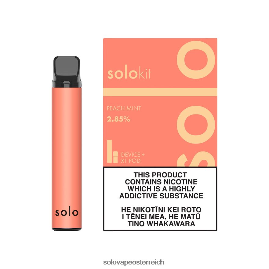 Solo Vape Amazon - Solo Pod-Kit Pfirsichminze X6646R44
