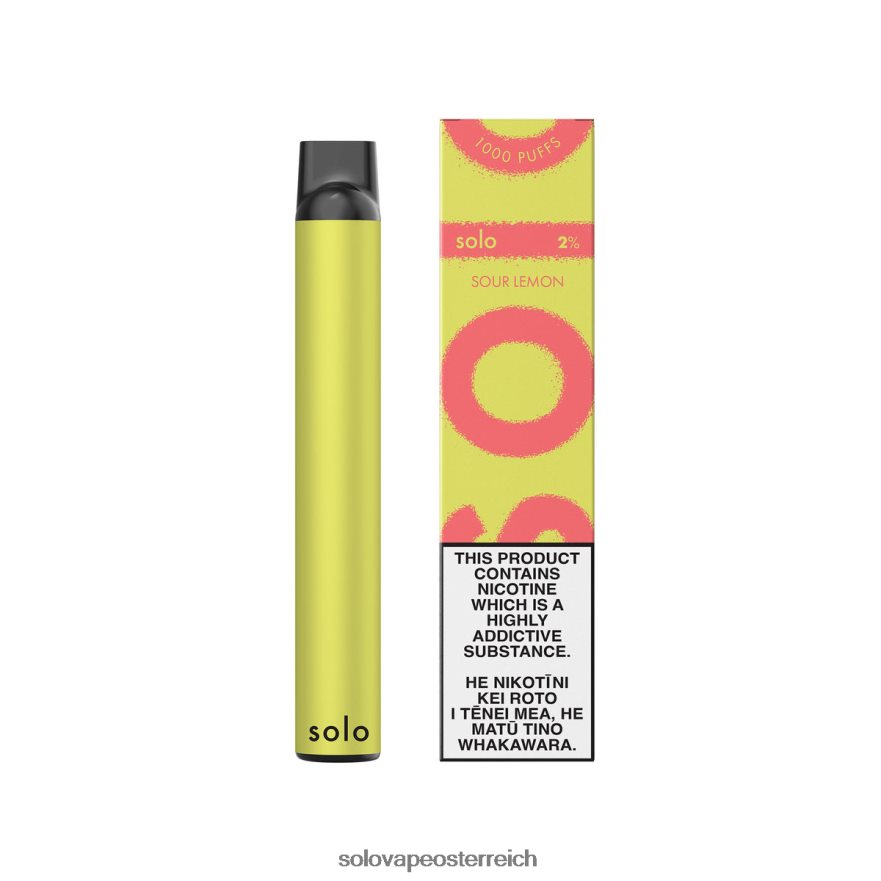 Solo Vape Preis - Solo Einweg-Vapor saure Zitrone X6646R12