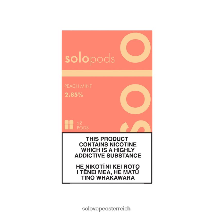 Solo Vape Preis - Solo Ersatz-Pod 2er-Pack Pfirsichminze X6646R57
