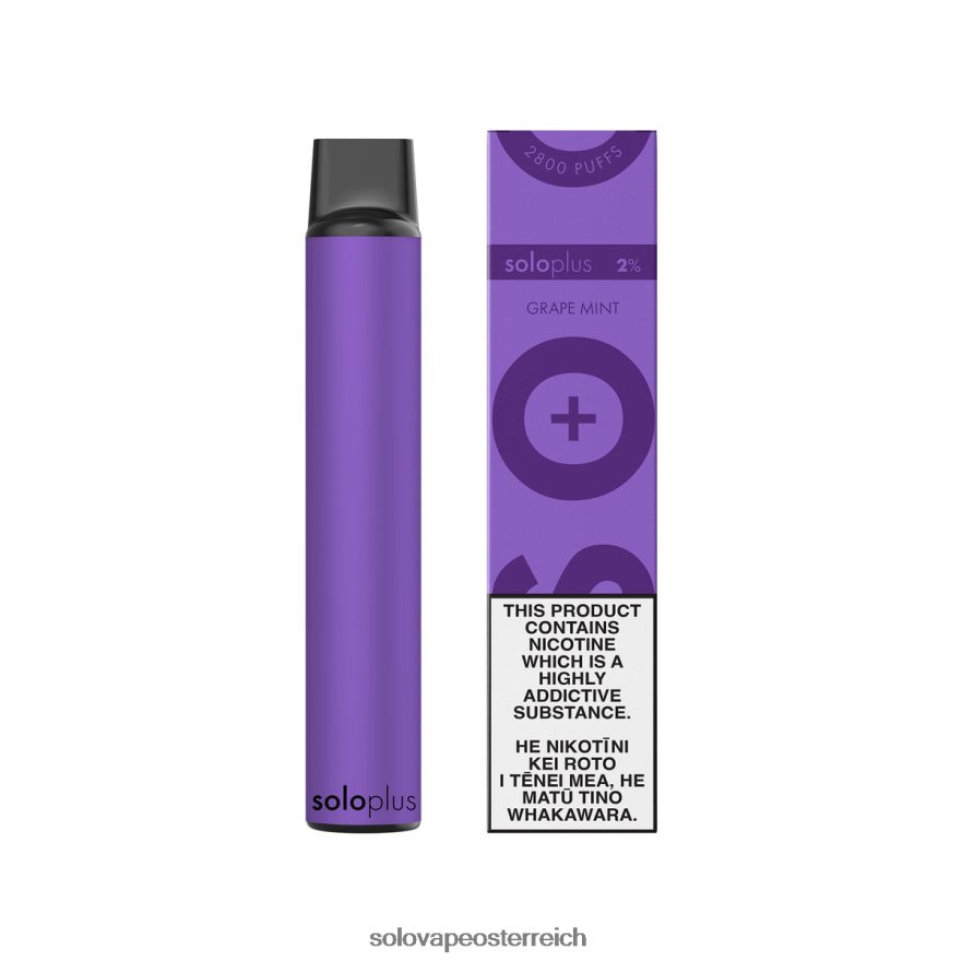 Solo Vape Preis - Solo Plus Einweg-Vapor Traubenminze X6646R27
