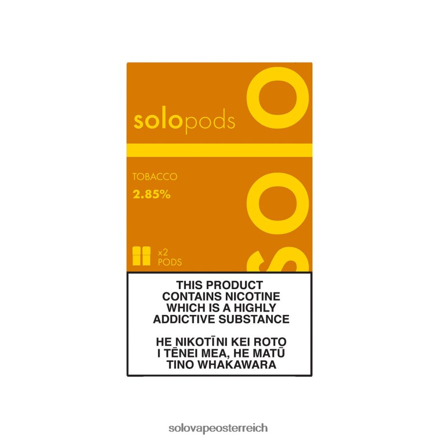 Solo Vape Price - Solo Ersatz-Pod 2er-Pack Tabak X6646R50