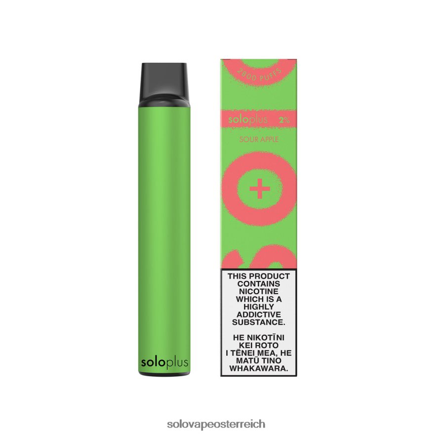 Solo Vape Price - Solo Plus Einweg-Vapor saurer Apfel X6646R30