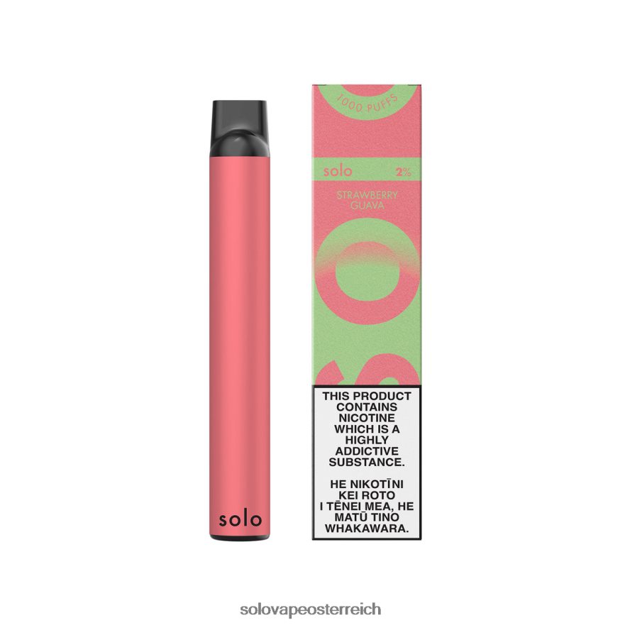 Solo Vape Österreich - Solo Einweg-Vape-Paradies-Kollektion Erdbeer-Guave X6646R21