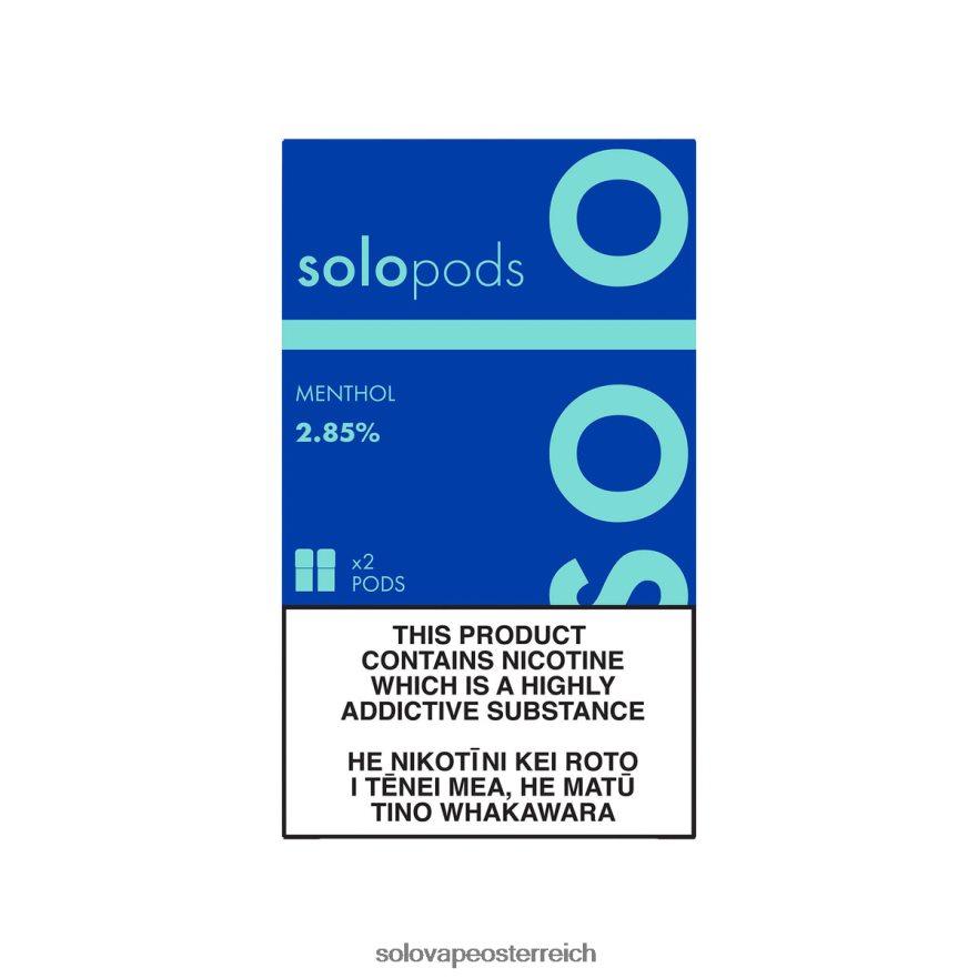 Solo Vape Österreich - Solo Ersatz-Pod 2er-Pack Menthol X6646R51