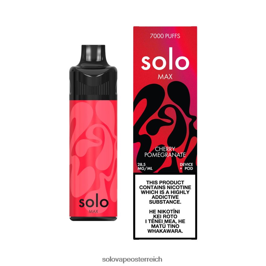 Solo Vape Österreich - Solo MAX Pod-Kit Kirschgranatapfel X6646R66