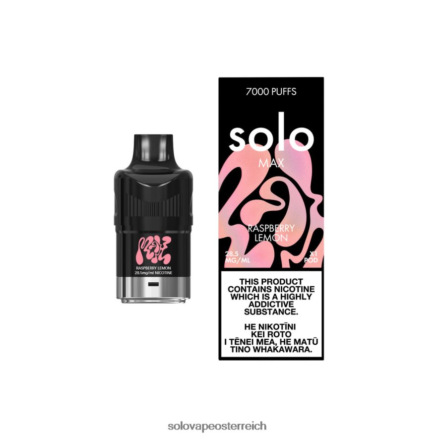 Solo Vape Österreich - Solo MAX Schote Himbeer-Zitrone X6646R76