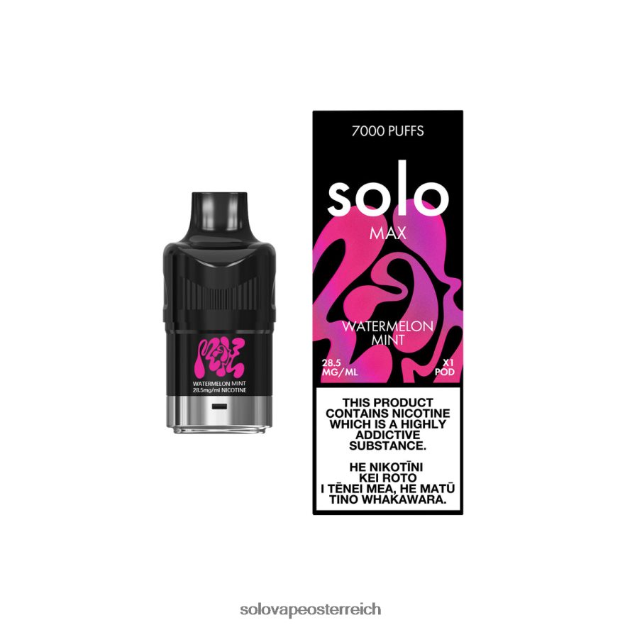 Solo Vape Österreich - Solo MAX Schote Wassermelonenminze X6646R86