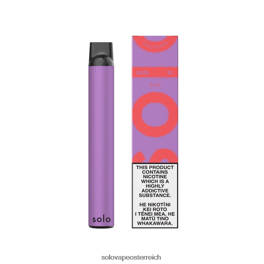 Solo VapeKaufen - Solo Einweg-Vapor sauer X6646R3