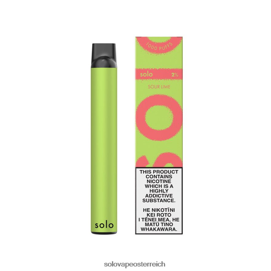 Solo VapeKaufen - Solo Einweg-Vapor saure Limette X6646R18
