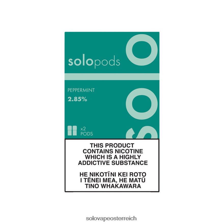 Solo VapeKaufen - Solo Ersatz-Pod 2er-Pack Pfefferminze X6646R63